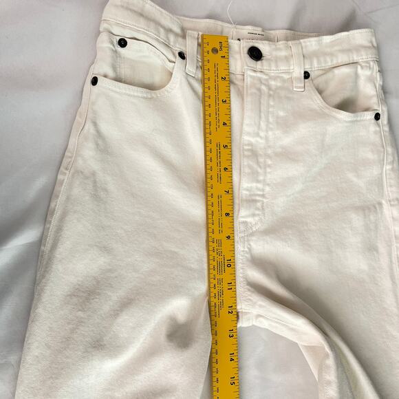 SLVRLAKE Beatnik Slim Fit High Rise Jeans White Wash Women's Size 27 - Picture 12 of 16